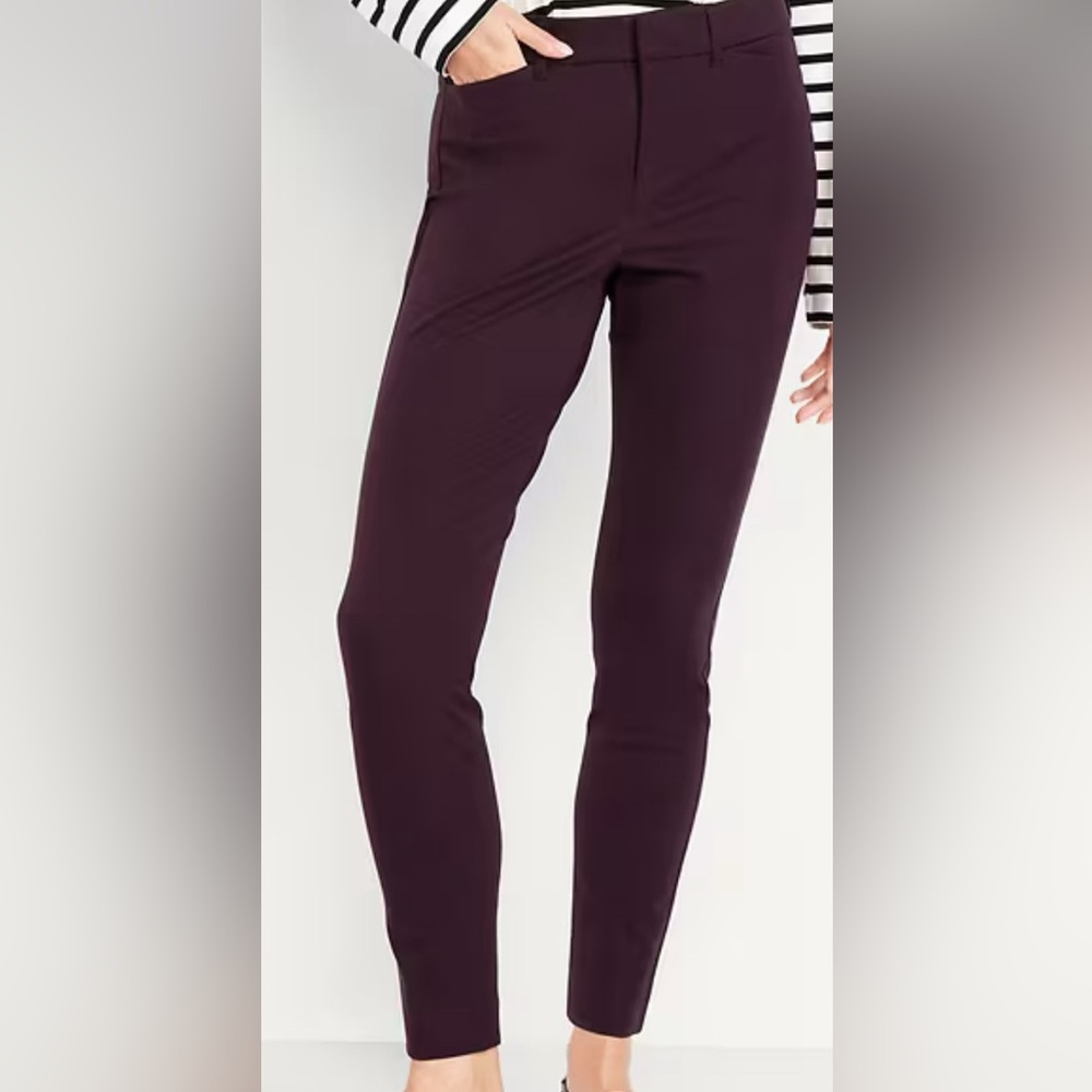 Banana Republic Sloan Petite Trousers in Deep Brown